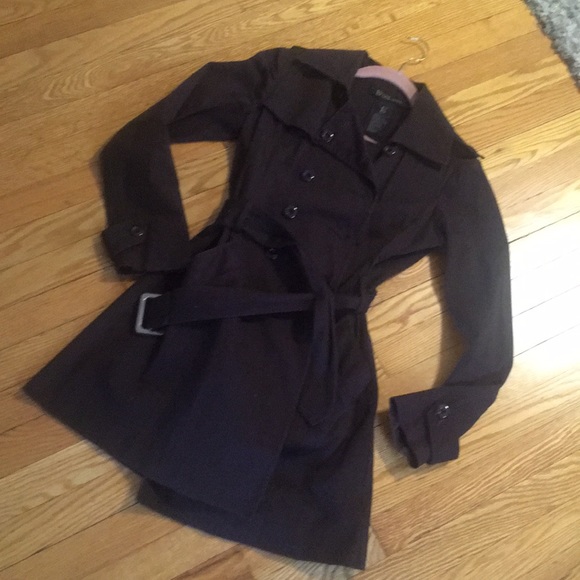 Espresso Brown Grass Collection Trench Coat - Picture 3 of 8